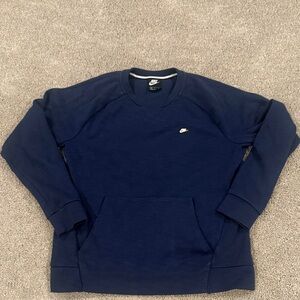 Nike Men's Navy Crewneck Sweater